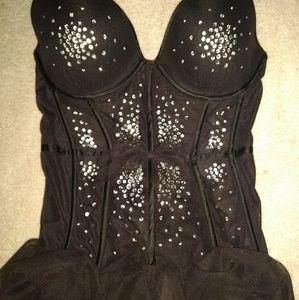 VS sexy corset backed lingerie